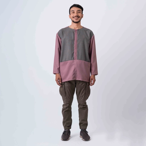 Koko Pria Katun Madinah - BARRA Blush